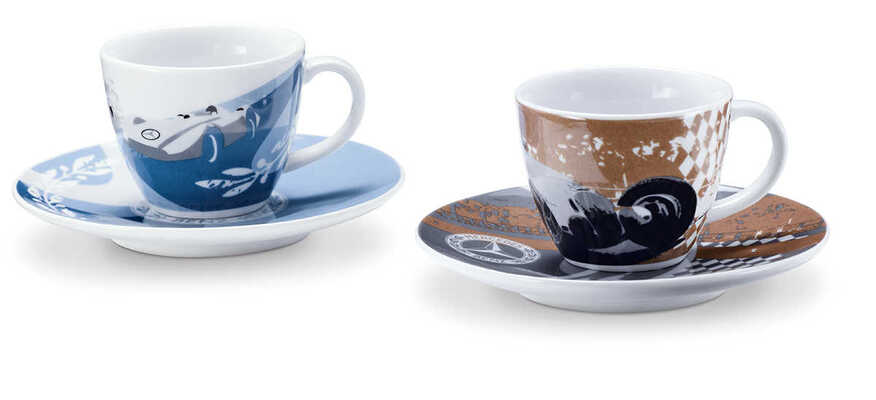 Набор чашек для эспрессо Mercedes-Benz Espresso Cups Set Race, 2011 г.